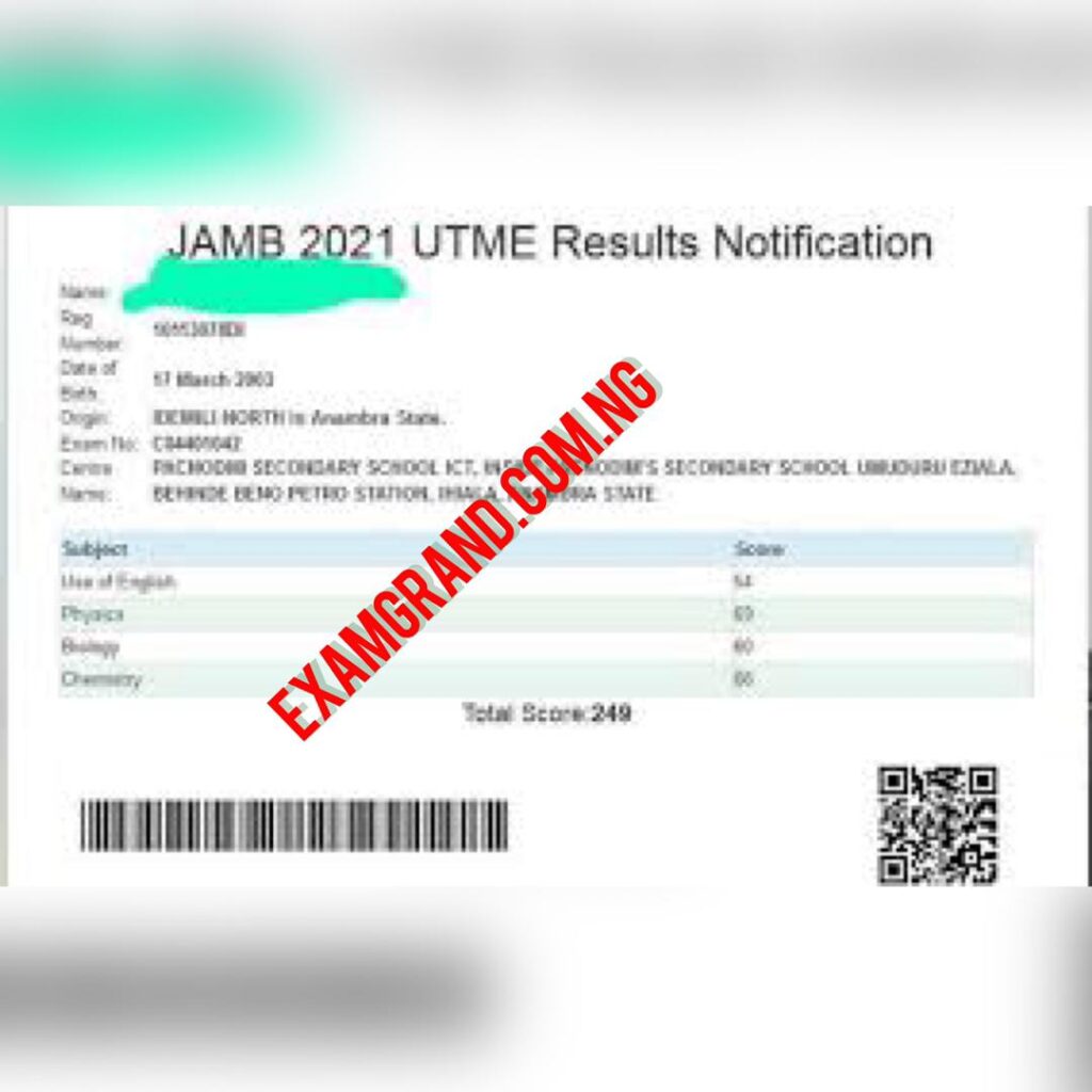 EXAMGRAND JAMB 2024 RUNSHOW TO SCORE 285350+ IN YOUR JAMB